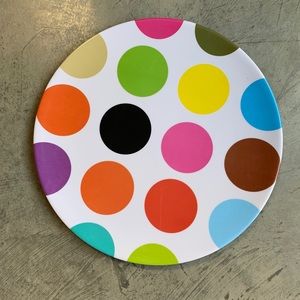 French Bull Multi Polka Dot Platter
